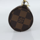 LOUIS VUITTON Damier Ebene Papillon Pouch LV Auth 187564-4
