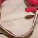 BOTTEGA VENETA INTRECCIATO Hand Bag Leather Red Gold Auth 187567A-22