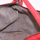 BOTTEGA VENETA INTRECCIATO Shoulder Bag Leather Red 239988 Auth 187569V-18