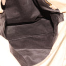 Miu Miu Hand Bag Leather 2way Beige Gold Auth 187573-11
