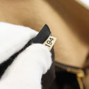 Miu Miu Hand Bag Leather 2way Beige Gold Auth 187573-12