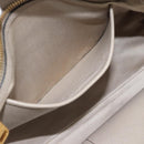 Miu Miu Hand Bag Leather 2way Gray Gold Auth 187574V-24