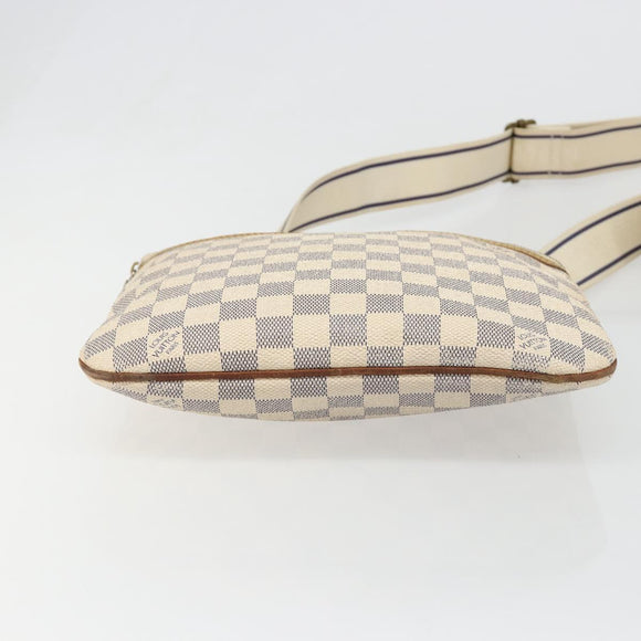 LOUIS VUITTON Damier Azur Pochette Bosphore Shoulder Bag N51112 LV Auth 187575