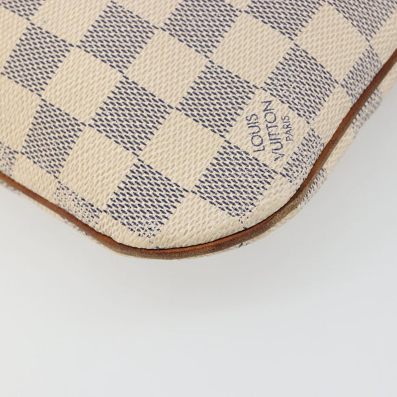 LOUIS VUITTON Damier Azur Pochette Bosphore Shoulder Bag N51112 LV Auth 187575