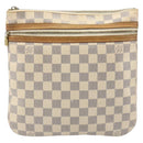 LOUIS VUITTON Damier Azur Pochette Bosphore Shoulder Bag N51112 LV Auth 187575-13