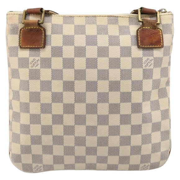 LOUIS VUITTON Damier Azur Pochette Bosphore Shoulder Bag N51112 LV Auth 187575