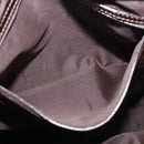 FENDI Zucca Canvas Tote Bag Black Brown Auth 187577A-21