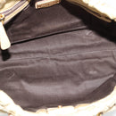 Miu Miu Matelasse Hand Bag Leather 2way Beige Gold Auth 187578V-11