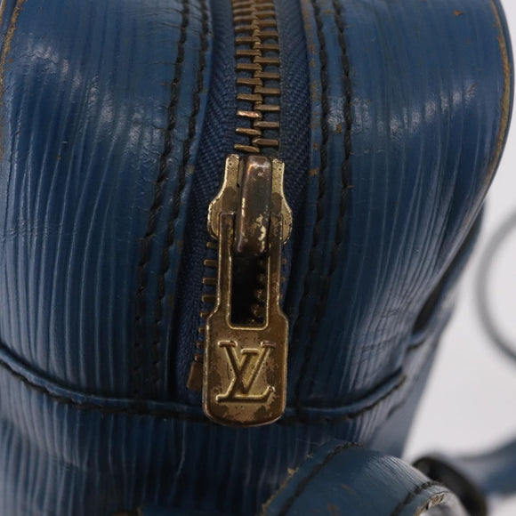 LOUIS VUITTON Epi Trocadero 27 Shoulder Bag Blue M52315 LV Auth 187579