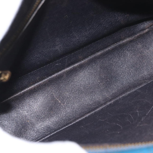 LOUIS VUITTON Epi Trocadero 27 Shoulder Bag Blue M52315 LV Auth 187579