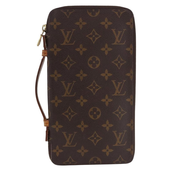 LOUIS VUITTON Monogram Organizer De Voyage Travel Case M60119 LV Auth 187581