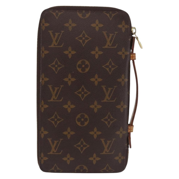 LOUIS VUITTON Monogram Organizer De Voyage Travel Case M60119 LV Auth 187581