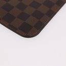 LOUIS VUITTON Damier Ebene Neverfull MM Pouch LV Auth 187583-15