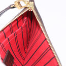 LOUIS VUITTON Damier Ebene Neverfull MM Pouch LV Auth 187583-18