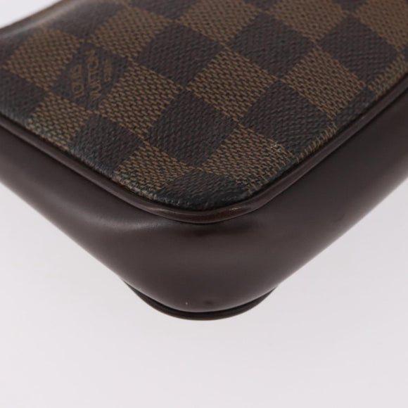 LOUIS VUITTON Damier Ebene Navona Accessory Pouch N51983 LV Auth 187584A