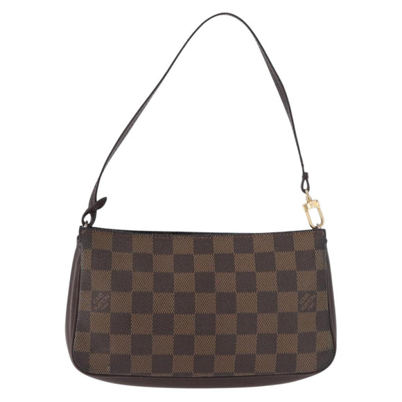 LOUIS VUITTON Damier Ebene Navona Accessory Pouch N51983 LV Auth 187584A