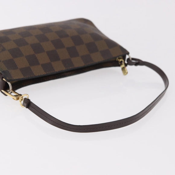 LOUIS VUITTON Damier Ebene Navona Accessory Pouch N51983 LV Auth 187584A