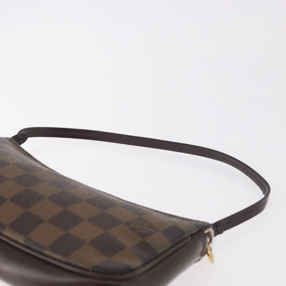 LOUIS VUITTON Damier Ebene Navona Accessory Pouch N51983 LV Auth 187584A
