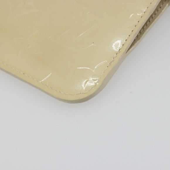 LOUIS VUITTON Vernis Pochette Cles NM Muntportemonnee Broncorail M91463 Auth 187592A