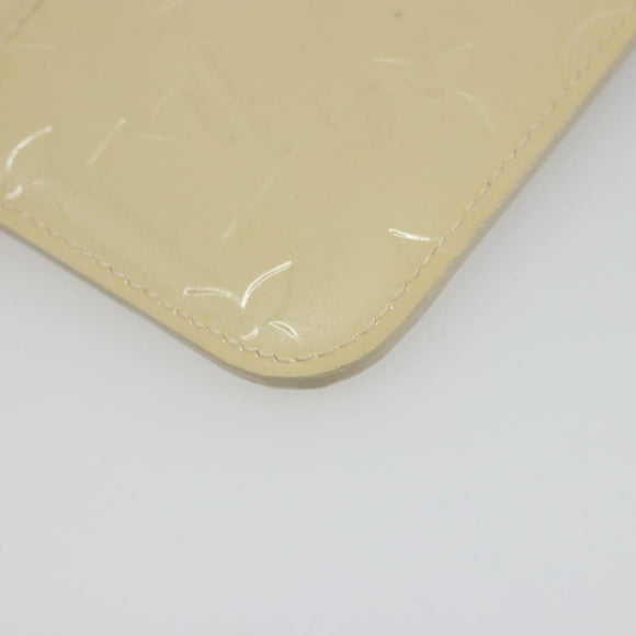 LOUIS VUITTON Vernis Pochette Cles NM Muntportemonnee Broncorail M91463 Auth 187592A