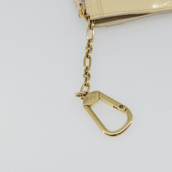 LOUIS VUITTON Vernis Pochette Cles NM Muntportemonnee Broncorail M91463 Auth 187592A