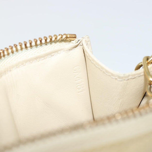 LOUIS VUITTON Vernis Pochette Cles NM Muntportemonnee Broncorail M91463 Auth 187592A
