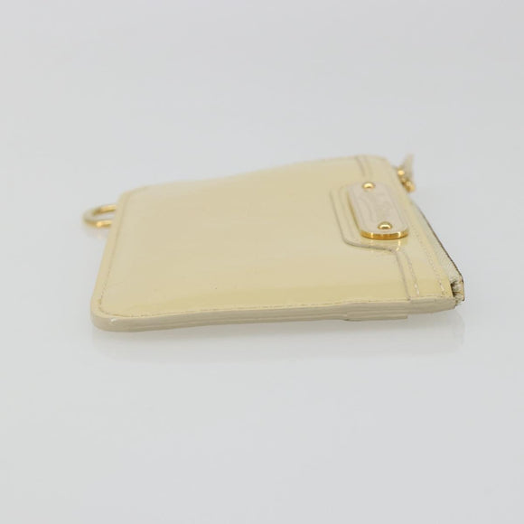LOUIS VUITTON Vernis Pochette Cles NM Muntportemonnee Broncorail M91463 Auth 187592A