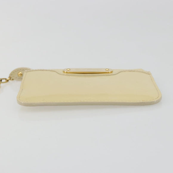 LOUIS VUITTON Vernis Pochette Cles NM Muntportemonnee Broncorail M91463 Auth 187592A