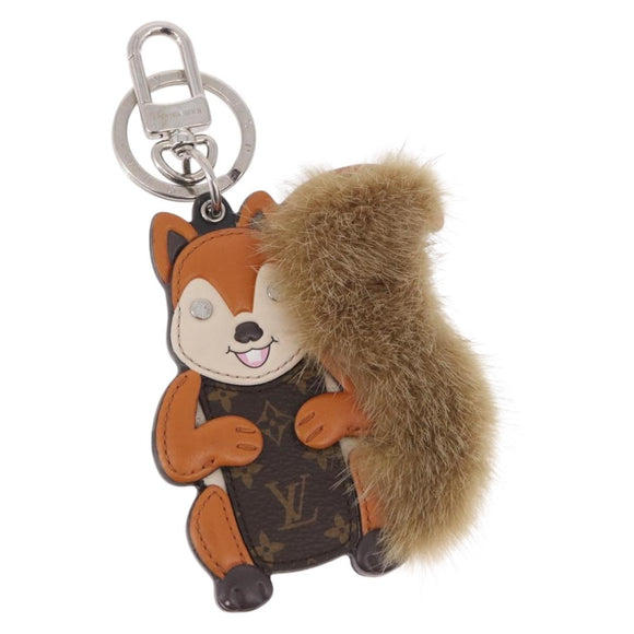 LOUIS VUITTON Monogram Porte Cles Squirrel Bag Charm M00345 LV Auth 187593A