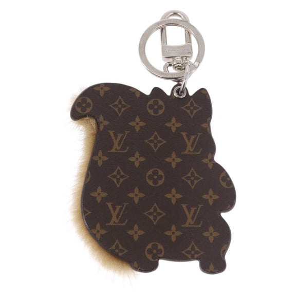 LOUIS VUITTON Monogram Porte Cles Squirrel Bag Charm M00345 LV Auth 187593A