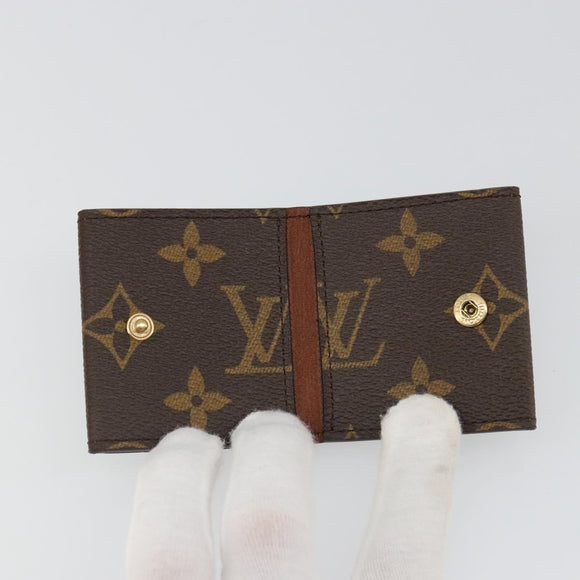 LOUIS VUITTON Monogram Porte Photo 4 Vole Photo Frame M58010 LV Auth 187595A