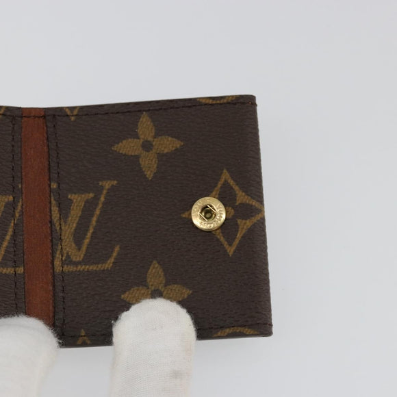 LOUIS VUITTON Monogram Porte Photo 4 Vole Photo Frame M58010 LV Auth 187595A