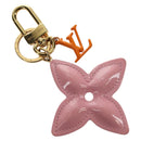 LOUIS VUITTON Vernis Key Holder LV Pop Flower Bag Charm Pink M01963 Auth 187596V-1