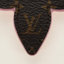 LOUIS VUITTON Vernis Key Holder LV Pop Flower Bag Charm Pink M01963 Auth 187596V-14