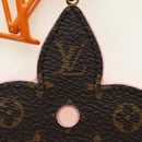 LOUIS VUITTON Vernis Key Holder LV Pop Flower Bag Charm Pink M01963 Auth 187596V-16