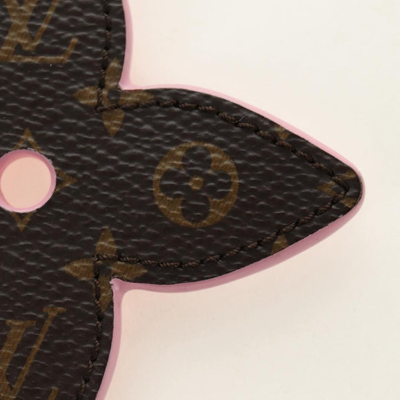 LOUIS VUITTON Vernis Key Holder LV Pop Flower Bag Charm Pink M01963 Auth 187596V