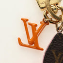 LOUIS VUITTON Vernis Key Holder LV Pop Flower Bag Charm Pink M01963 Auth 187596V-9