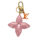 LOUIS VUITTON Vernis Key Holder LV Pop Flower Bag Charm Pink M01963 Auth 187596V-13