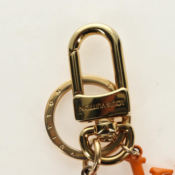 LOUIS VUITTON Vernis Key Holder LV Pop Flower Bag Charm Pink M01963 Auth 187596V