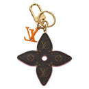 LOUIS VUITTON Vernis Key Holder LV Pop Flower Bag Charm Pink M01963 Auth 187596V-8