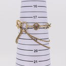 LOUIS VUITTON Brassles Chêne Vegas Bracelet metal Gold Tone M65362 Auth 187597-12
