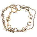 LOUIS VUITTON Brassles Chêne Vegas Bracelet metal Gold Tone M65362 Auth 187597-2