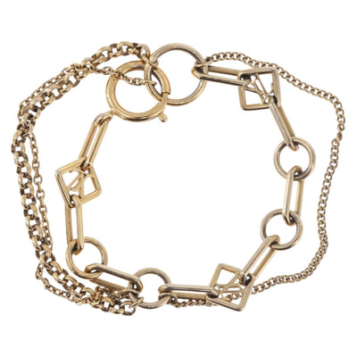 LOUIS VUITTON Brassles Chêne Vegas Bracelet metal Gold Tone M65362 Auth 187597 - 0