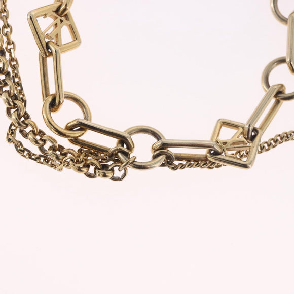 LOUIS VUITTON Brassles Chêne Vegas Bracelet metal Gold Tone M65362 Auth 187597