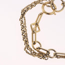 LOUIS VUITTON Brassles Chêne Vegas Bracelet metal Gold Tone M65362 Auth 187597-4