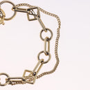 LOUIS VUITTON Brassles Chêne Vegas Bracelet metal Gold Tone M65362 Auth 187597-5