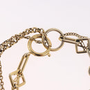 LOUIS VUITTON Brassles Chêne Vegas Bracelet metal Gold Tone M65362 Auth 187597-6