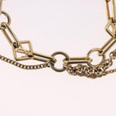 LOUIS VUITTON Brassles Chêne Vegas Bracelet metal Gold Tone M65362 Auth 187597-8
