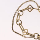 LOUIS VUITTON Brassles Chêne Vegas Bracelet metal Gold Tone M65362 Auth 187597-9