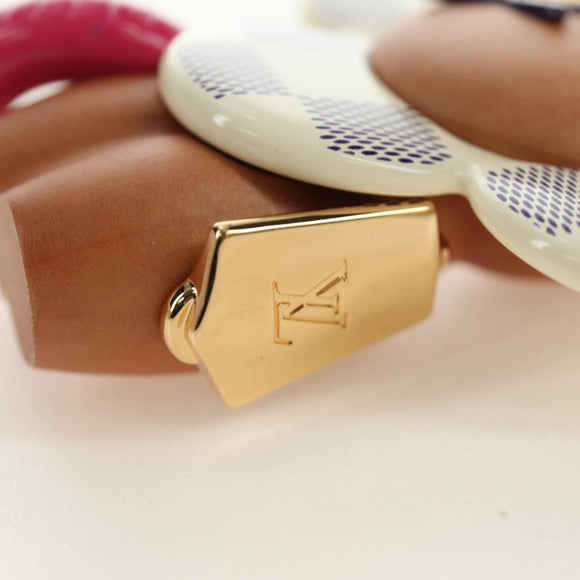 LOUIS VUITTON Damier Azur Vivienne By The Pool Charm M01168 LV Auth 187598SAM